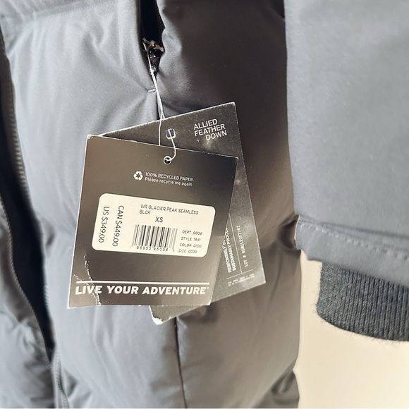 Eddie Bauer Glacier Peak Seamless Black Long Down Puffer Coat Jacket - Picture 6 of 14